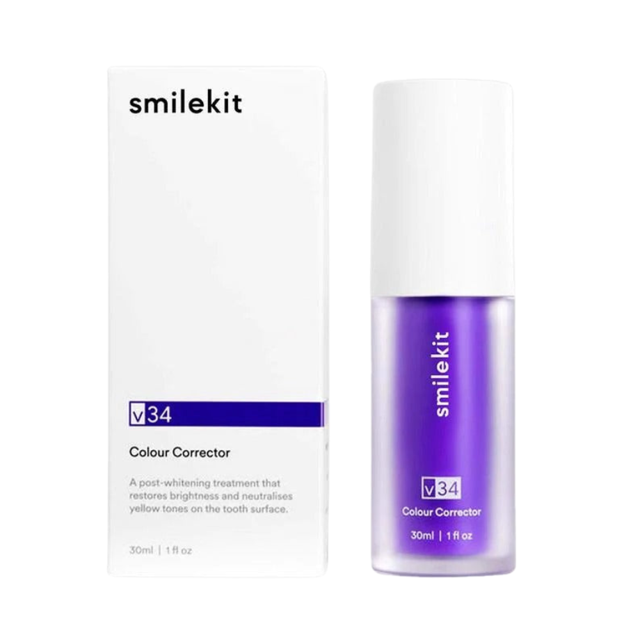 Smilekit V34 Colour Corrector Serum - Blanchiment Dentaire Instantané  | Technologie de blanchiment des dents cliniquement prouvée