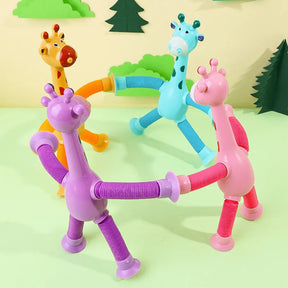 Girafes Créatives Étire et Colle avec Lumière LED - Divertissement Garanti pour les Enfants