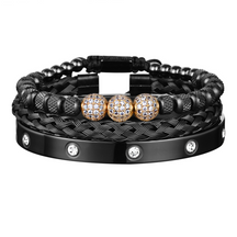 Kit de bracelets Magnata; Ensemble de 3 bracelets; Bracelets élégants pour hommes; Bracelets tendance MAGNATA; Bijoux pour un style moderne; Accessoires de mode masculins; Cadeau parfait pour lui; Bracelets en acier inoxydable; Look raffiné avec bracelets; Kit de bijoux stylés; Bracelets pour toutes les occasions; Mode masculine avec élégance; Ensemble de bracelets à la mode; Bracelets pour un look chic; Collection Magnata de bracelets;