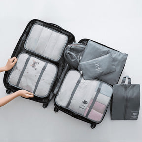 Kit 7 sacs organisateurs pour valise SAC RANGEMENT - Votre bagage 100% organisé de manière pratique et optimisée!