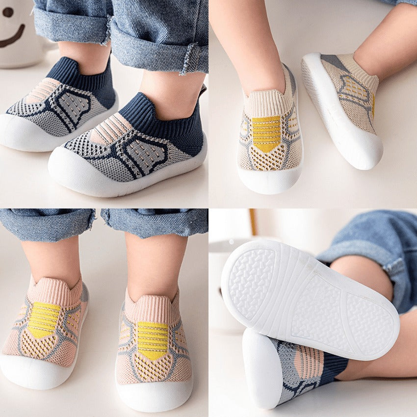 Chaussons Respirants pour Enfants en Maille SUMMER SPORT - Confortables, Respirants, Antidérapants 0-4 Ans