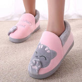 Chaussons Chaton Chauds Welcome Home - Parfaits pour l'Hiver et les Jours Froids PROMOTION 50% DE RÉDUCTION