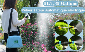 Pulvérisateur Électrique à Mains de Jardin - Protection des Plantes, Désherbage, Lavage 5L