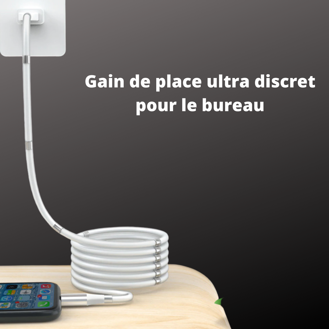 Cable magnétique USB-C pour téléphone