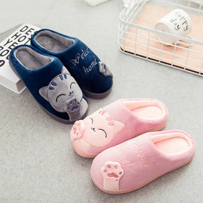 Chaussons Chaton Chauds Welcome Home - Parfaits pour l'Hiver et les Jours Froids PROMOTION 50% DE RÉDUCTION