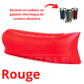 Canapé gonflable portable | Super Promotion d'Été : Achetez et Recevez un Gobelet Thermique Exclusif