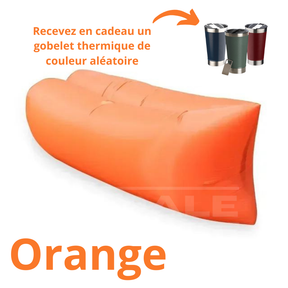 Canapé gonflable portable | Super Promotion d'Été : Achetez et Recevez un Gobelet Thermique Exclusif