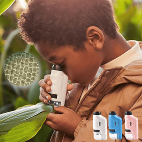 Mini Microscope Portable MONDE SCIENCE - Jeu Éducatif pour Enfants