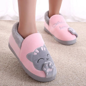 Chaussons Chaton Chauds Welcome Home - Parfaits pour l'Hiver et les Jours Froids PROMOTION 50% DE RÉDUCTION