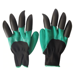 Gants de jardinage avec griffes en plastique