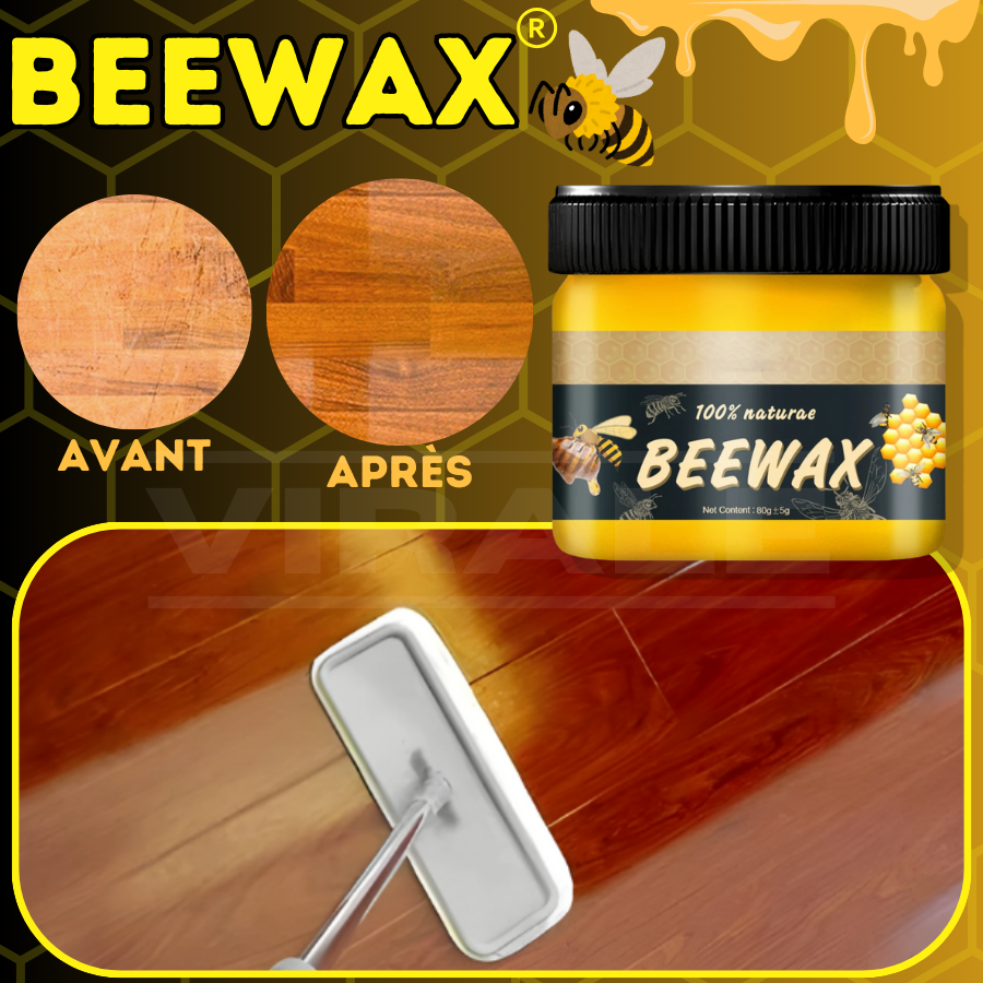 BeeWax - Restaurateur Premium pour Meubles, Sols et Bois Fait à Base de Cire d'Abeille | ACHETEZ 1 OBTENEZ 2 | Livraison Gratuite | Renouvelez Vos Meubles En Quelques Minutes