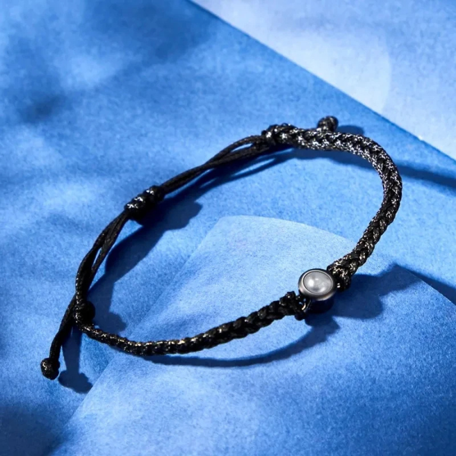 Bracelet Personnalisé avec Photo d'un Être Cher