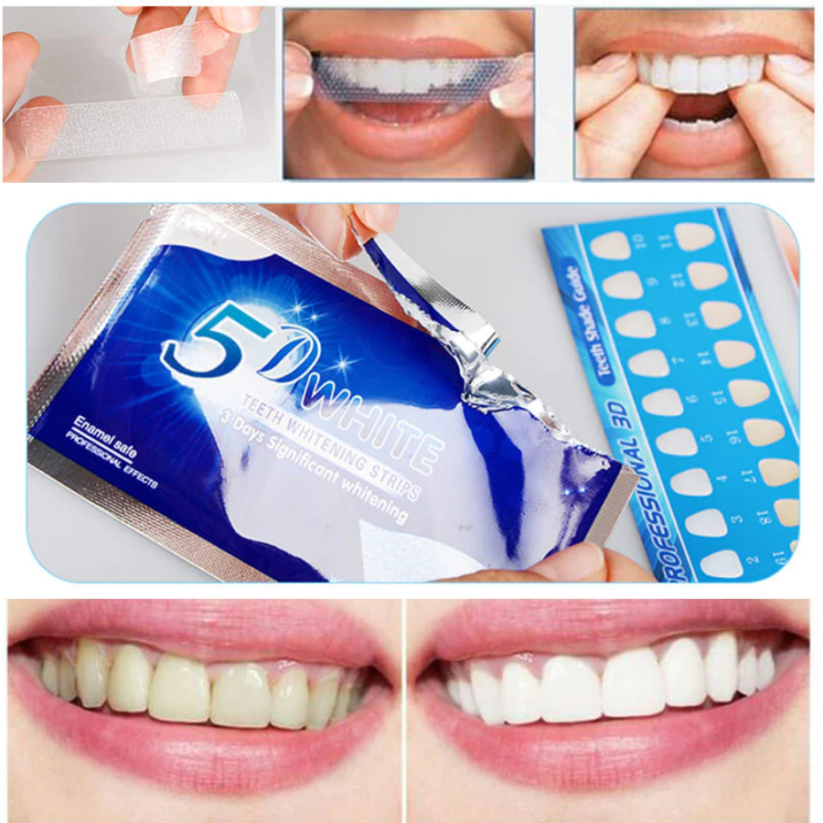 Bande de Blanchiment Dentaire 5D White™ Originale | Transformez Votre Sourire en Seulement 7 Jours [50% de Réduction + Livraison Gratuite UNIQUEMENT AUJOURD’HUI]