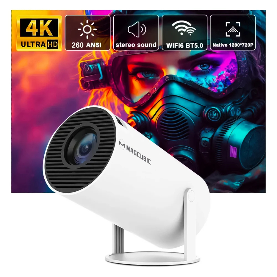 Mini Projecteur 4K jusqu'à 100 POUCES - [SUPER PROMOTION LIQUIDATION 60% DE RÉDUCTION + LIVRAISON GRATUITE] - seulement 97 unités disponibles