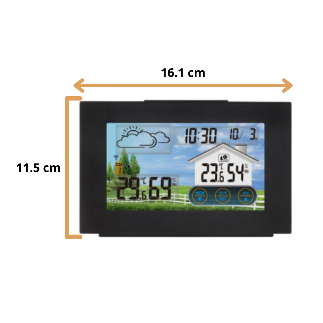 Station météo tactile sans fil