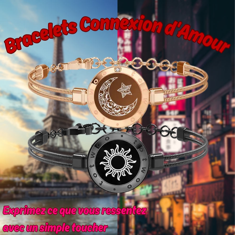 Bracelets Connexion d'Amour - Exprimez ce que vous ressentez avec un simple toucher