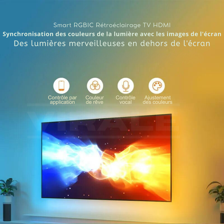 Smart RGB Rétroéclairage TV HDMI - Movie Sync Box