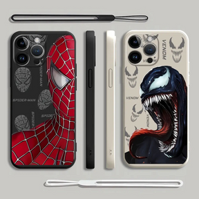 Coque iPhone Spider-Man et Venom Film - Étui de Haute Protection et Résistance