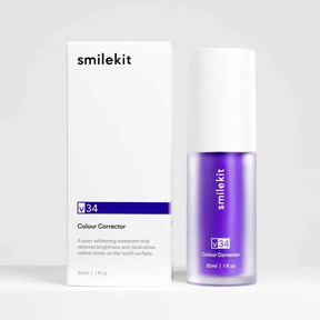 Smilekit V34 Colour Corrector Serum - Blanchiment Dentaire Instantané  | Technologie de blanchiment des dents cliniquement prouvée