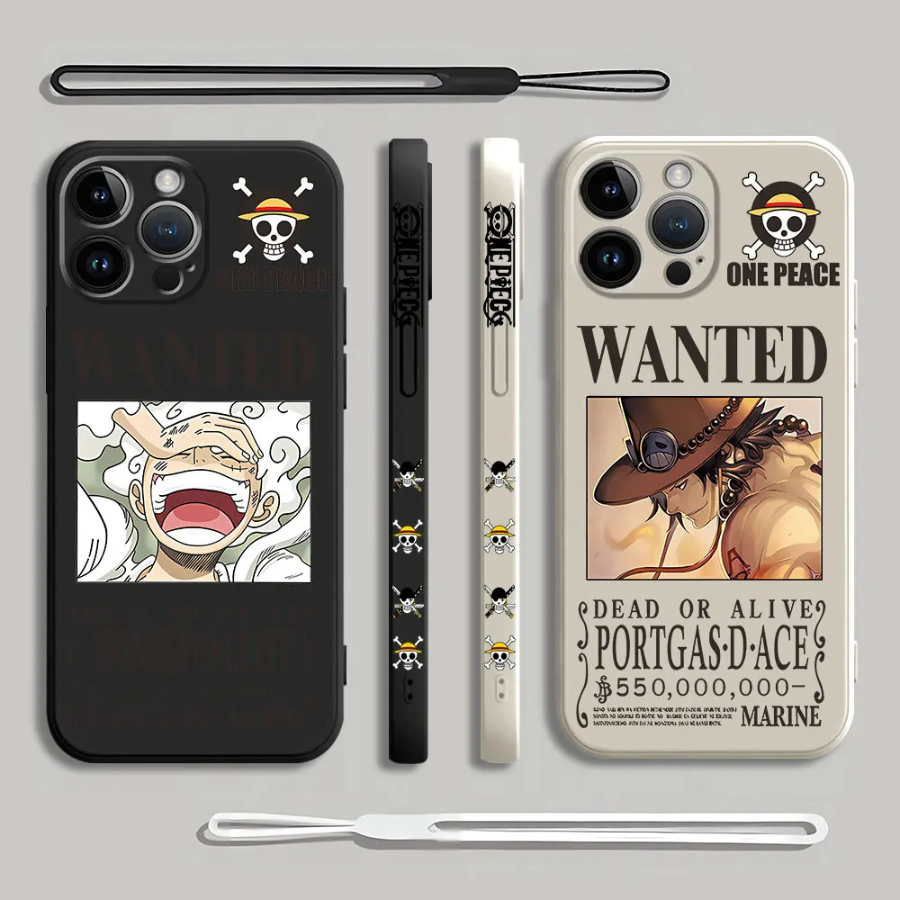 Coque iPhone One Piece Luffy Recherché - Étui de Haute Protection avec Cordon Offert