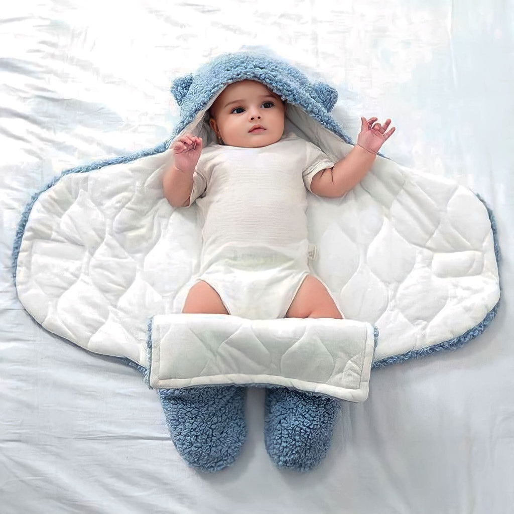 Couverture pour bébé gigoteuse Ours Dormeur (0 à 9 mois) - DERNIÈRES PIÈCES EN PROMOTION D'HIVER