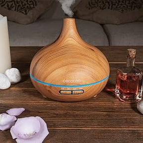 Diffuseur d'Huiles Essentielles - Humidificateur Ultrasonique Diffuseur Aromathérapie Maison