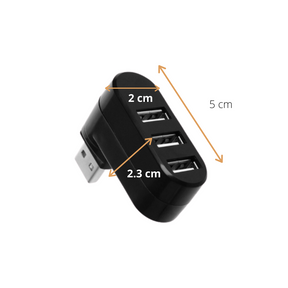 Adaptateur Multi port USB rotatif