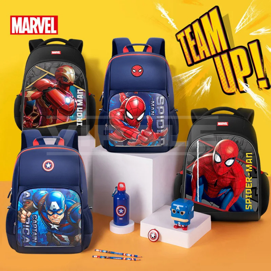 Sac à Dos Enfant Premium Spider-Man - Avec de Grandes Devoirs Viennent de Grandes Responsabilités !