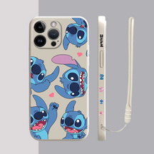 Coque iPhone Stitch Lovers - Étui de Haute Protection avec Cordon Offert