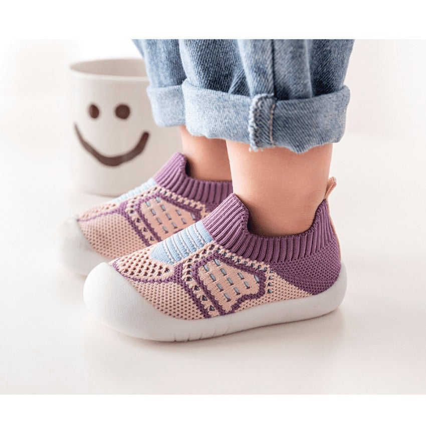 Chaussons Respirants pour Enfants en Maille SUMMER SPORT - Confortables, Respirants, Antidérapants 0-4 Ans