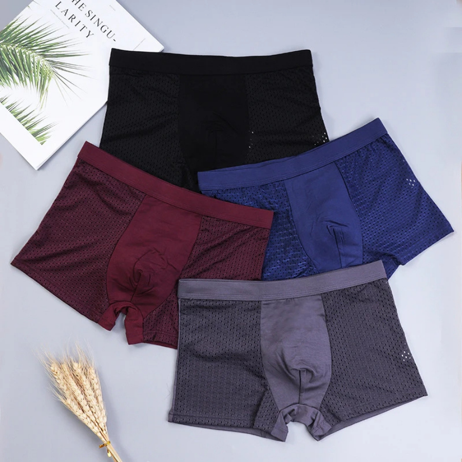 Kit de 10 Boxers en Fibre de Bambou - Légers et Confortables