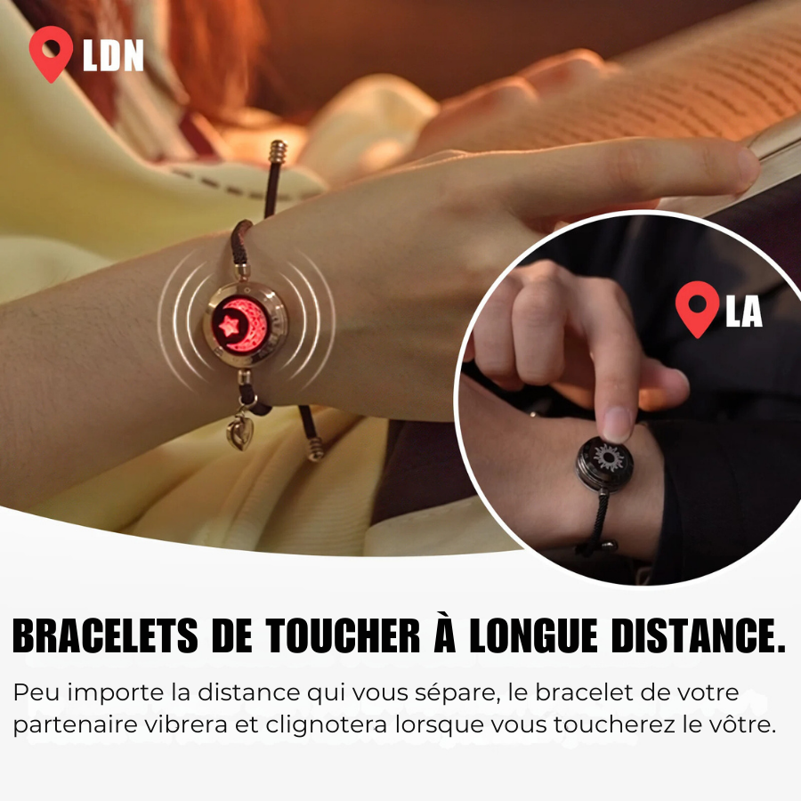 Bracelets Connexion d'Amour - Exprimez ce que vous ressentez avec un simple toucher