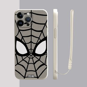 Coque iPhone Spider-Man Classique - Coque Haute Protection avec Cordons Offerts