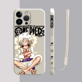 Coque iPhone One Piece Luffy - Coque de Haute Protection avec Cordonnette Offerte