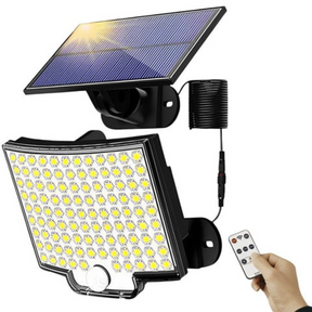 Système complet d'éclairage durable : Projecteur + Panneau solaire Ecolux Premiere