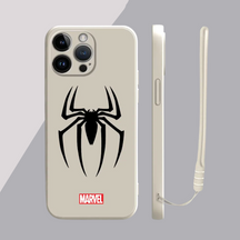 Coque iPhone Marvel Spider-Man x Venom - Coque de Haute Protection avec Lanière Offerte