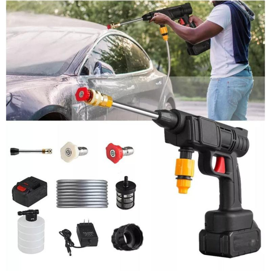 Nettoyeur Haute Pression Portable Sans Fil - Nettoyez Efficacement et Pratiquement Partout [aujourd'hui seulement, recevez un kit de nettoyage automobile complet en cadeau]