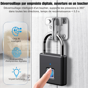 Cadenas Intelligent à Empreinte Digitale [Achetez-en 1, obtenez-en 2] - DERNIÈRES UNITÉS EN VENTE