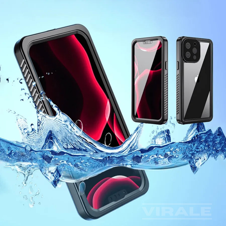 Coque iPhone 100% étanche et protection anti-choc 360° - Avec bracelet flottant offert