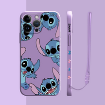 Coque iPhone Stitch Lovers - Étui de Haute Protection avec Cordon Offert