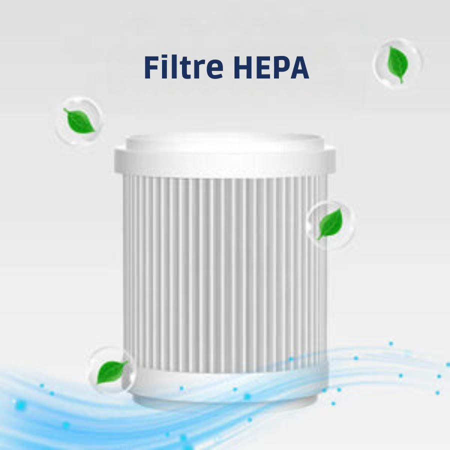 Purificateur d'air AirClean KSA4 - Avec filtre HEPA et fonction ioniseur