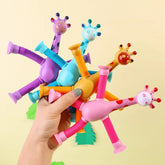 Girafes Créatives Étire et Colle avec Lumière LED - Divertissement Garanti pour les Enfants