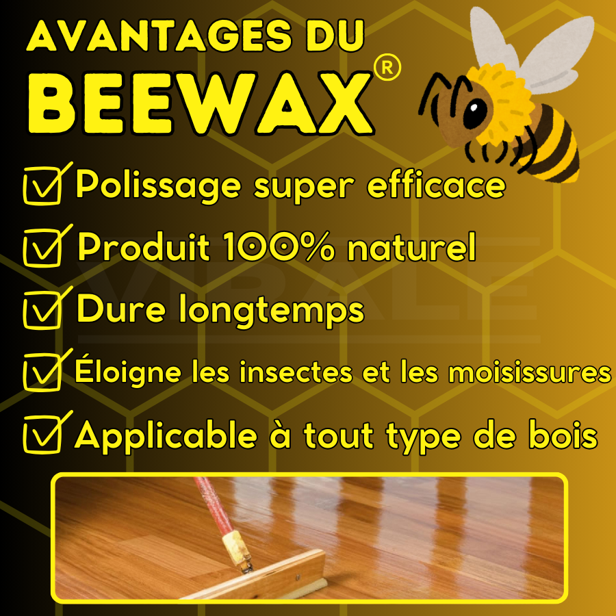 BeeWax - Restaurateur Premium pour Meubles, Sols et Bois Fait à Base de Cire d'Abeille | ACHETEZ 1 OBTENEZ 2 | Livraison Gratuite | Renouvelez Vos Meubles En Quelques Minutes