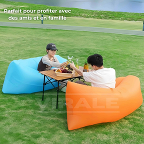 Canapé gonflable portable | Super Promotion d'Été : Achetez et Recevez un Gobelet Thermique Exclusif