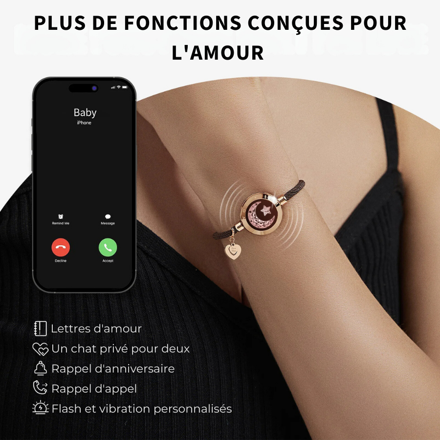 Bracelets Connexion d'Amour - Exprimez ce que vous ressentez avec un simple toucher