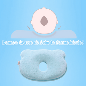 Oreiller pour bébé corrigeant et prévenant la plagiocéphalie (Anti Tête Plate) - TÊTE RONDE