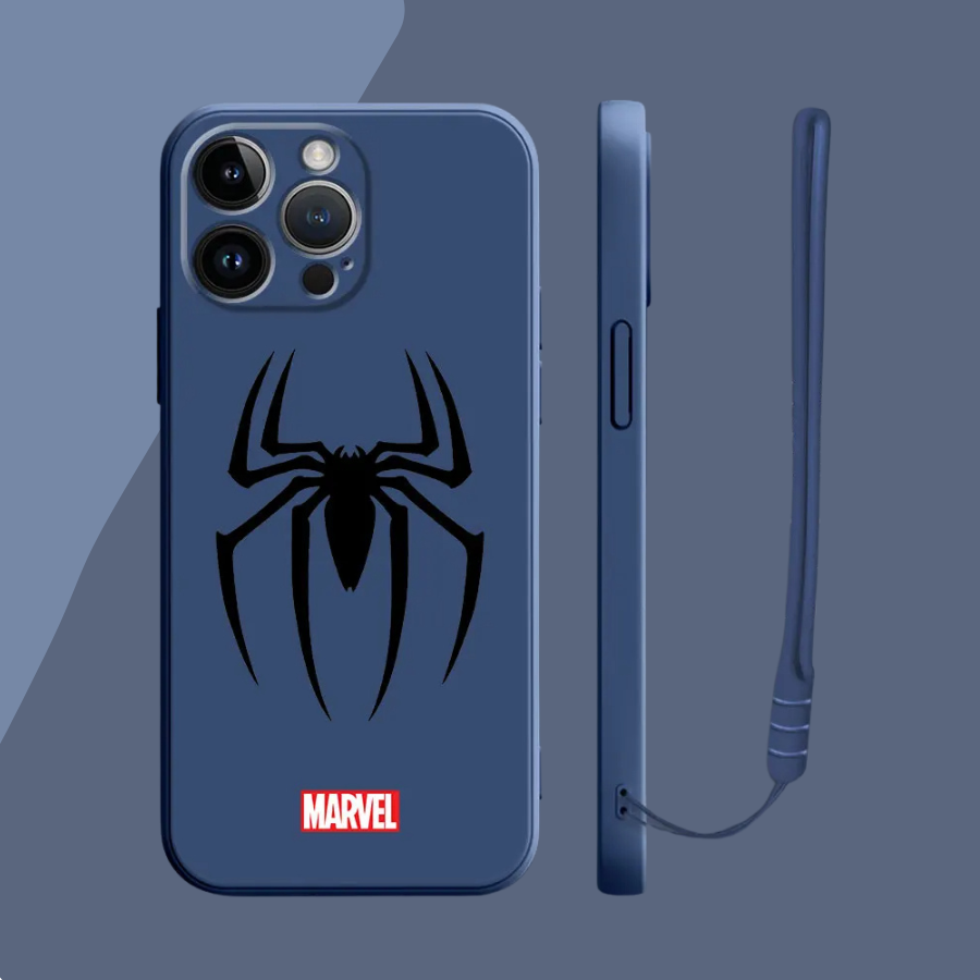 Coque iPhone Marvel Spider-Man x Venom - Coque de Haute Protection avec Lanière Offerte