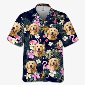 Chemise Hawaïenne Personnalisée "C'est l'Été et le Moment de Voyager" - Pour Chiens et Chats - Cadeau d'Été Personnalisé, Cadeau pour Propriétaires et Amoureux des Animaux