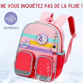 Sac à dos enfant avec double poche avant - Tout ce dont vous avez besoin tient dans un sac léger