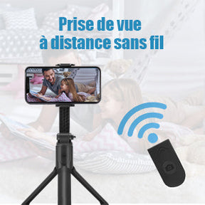 Stabilisateur Smartphone Intelligent - Stabilisateur avec Trépied Téléphone Portable - Compatible Iphone/Android